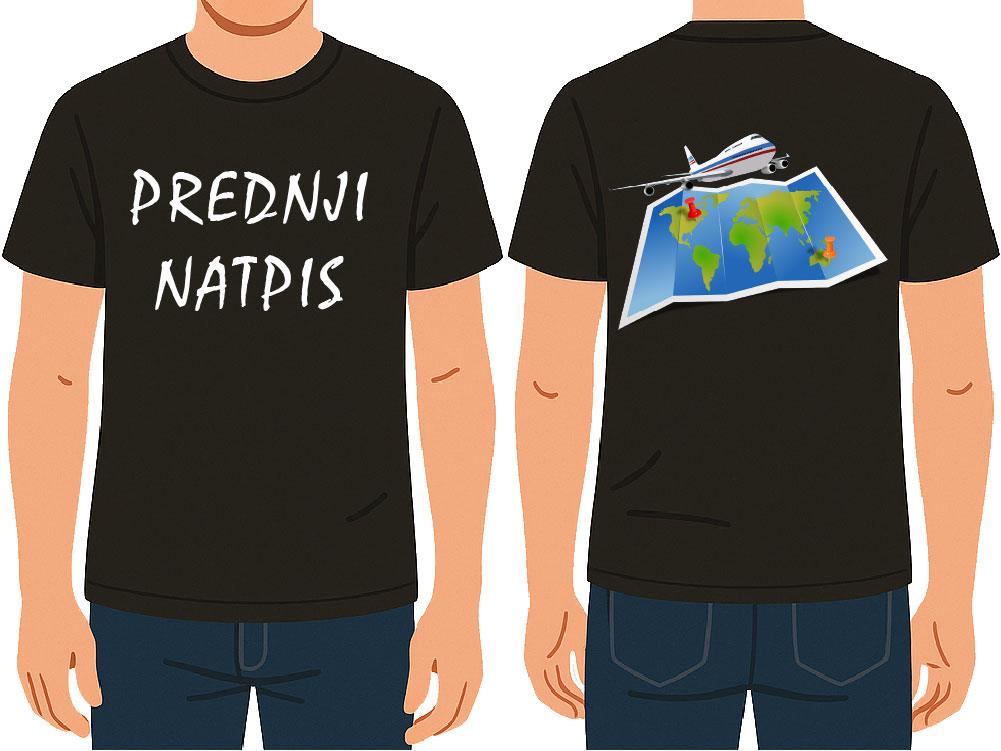 Četvrta opcija - Tisak na jednu stranu i kolorni print na drugu